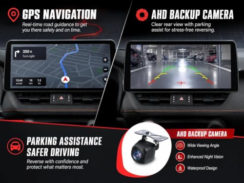 Image of Car Radio for Toyota Rav4 2019-2022: 8 Core 4+64G Car Radio Stereo