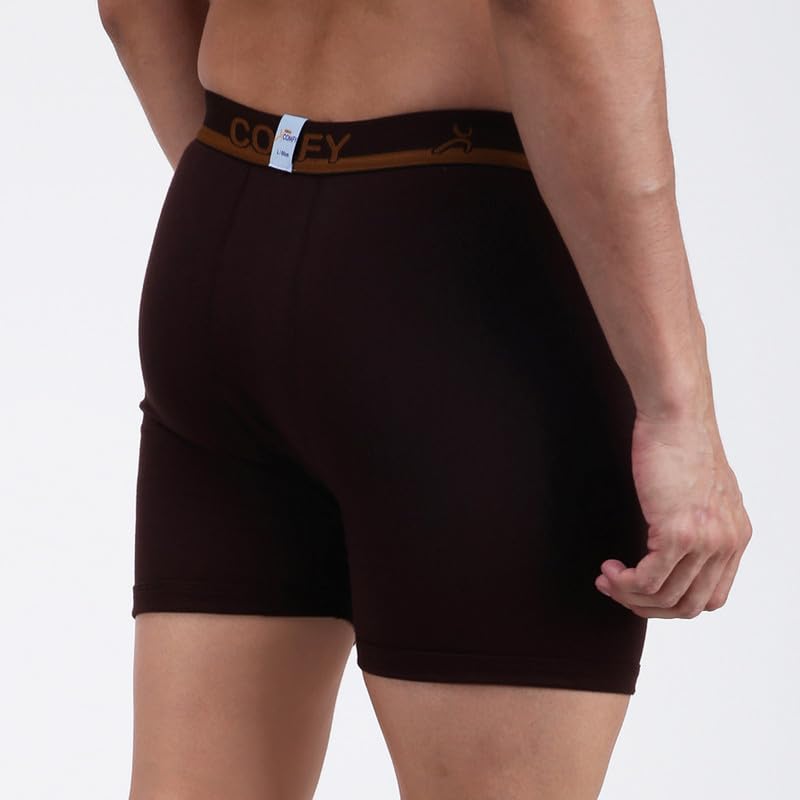 Image of Amul Comfy Men's Trunk Underwear | Soft Outer Elastic | Soft Waistband | Breathable Comfortable Innerwear | Pack of 10 | Color May Vary