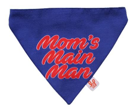Lana Paws Moms Main Man Dog Bandana/Scarf/Dog Gift (Adjustable) - S-M (B07TJB1N42) Amazon Price History, Amazon Price Tracker