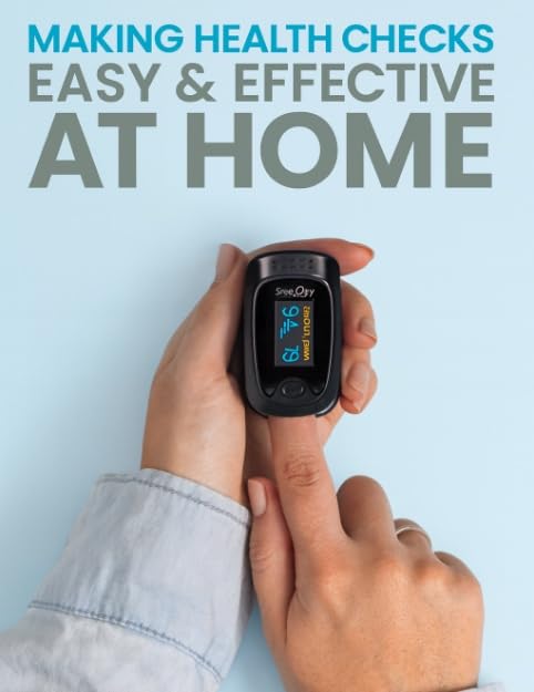 Image of B-P-L Fingertip Pulse Oximeter for Home Use Oximeter Pulse Finger Device for SpO2 & Pulse Rate Color OLED Display, PI, Alarm & Auto Shutoff Adult & Pediatric
