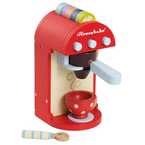 Machine à café en bois Le Toy Van cadeau d'anniversaire idéal pour enfant de 3 ans jeu éducatif