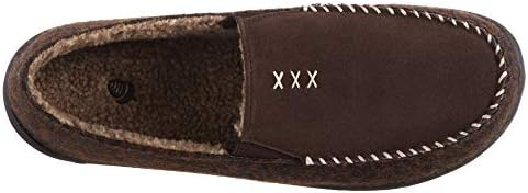 Acorn Men's Crafted Moc Slippers, Walnut Brown, X-Large | Image 3
