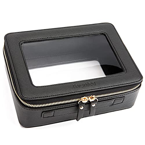 Aveniee Clear Makeup Bag Organizer, Portable Travel Toiletry Cosmetic Bag