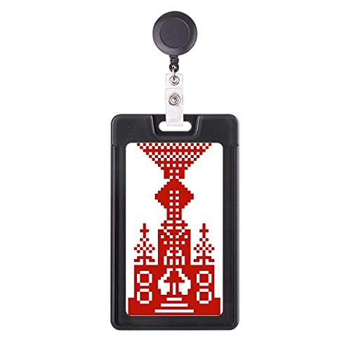 Étui rétractable Russie pour badge anti-perte avec enrouleur robuste