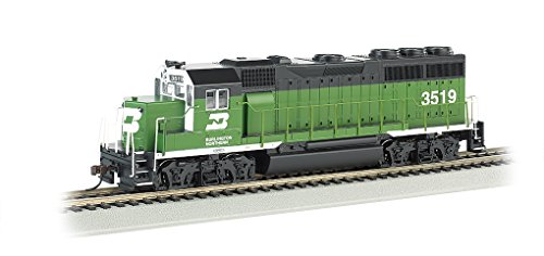 Locomotive EMD Gp40 DCC Bachmann Burlington Northern circuit train miniature échelle HO 1:87