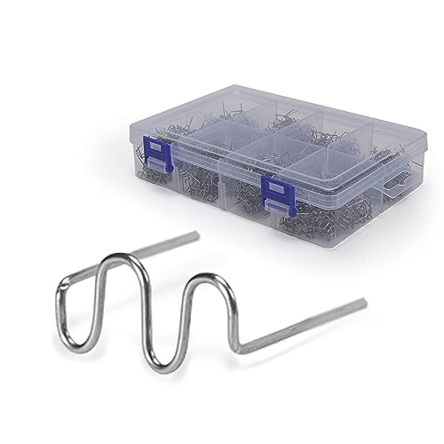 Image of WEP S-Shape Plastic Welder Hot Staples Set (800PCS) for Large Cracks ONLY Compatible with WEP 960-V, WEP 960-V85, 960-VII Plastic Welder