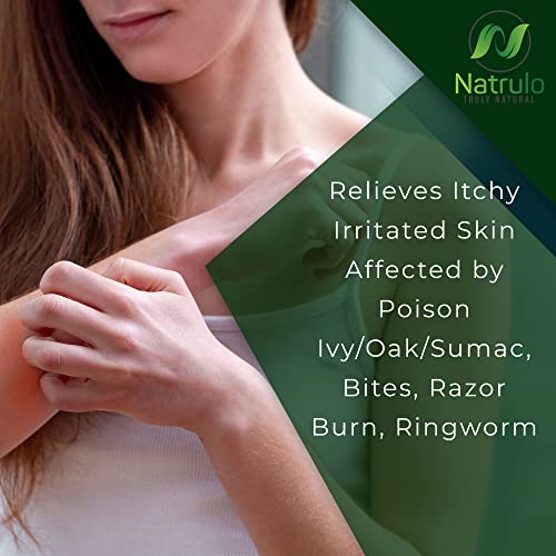 Image of Natrulo Poison Ivy Soap Bar - All Natural Poison Ivy Treatment - Anti-Itch Skin Cleanser Bar for Poison Ivy, Poison Oak & Sumac - Removes Oils, Soothes & Relieves Rashes - 4 oz Bar Made in USA