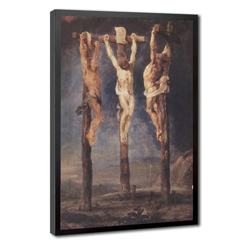 Impression sur toile Les Trois Croix Rubens cadre suspendu deco murale