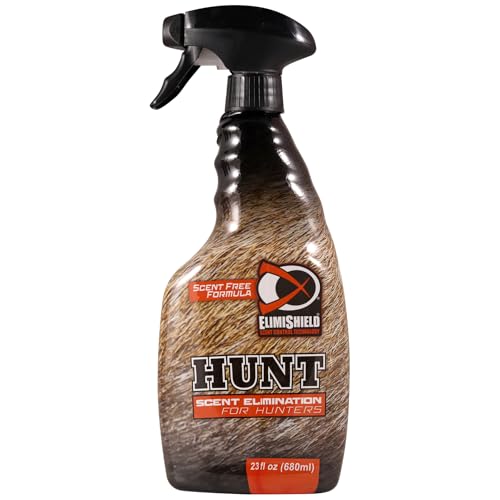 Hunter Safety System Single Pack ElimiShield Hunt Scent Elimination Spray – Field Scent Spray for Hunters – Scent Free Formula – Hunting Accessories