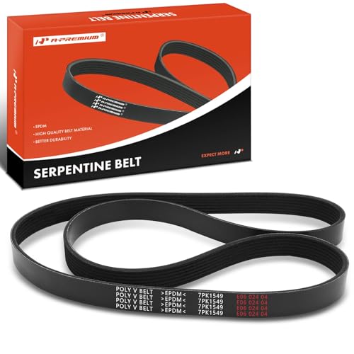 A-Premium Engine Serpentine Drive Belt Compatible with Toyota & Lexus Models - Camry, RAV4, Highlander, Sienna, Avalon, ES350, GS300, GS350, IS250, IS300, IS350, RC350, RX350