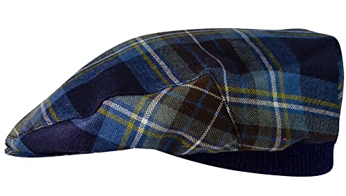 Casquette plate tartan Holyrood I LUV LTD taille unique pour homme et femme
