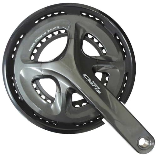Shimano Mixte - Adulte Claris Pédalier Noir Taille Unique