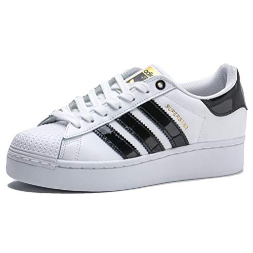 adidas Femme Superstar Bold, Footwear White/Core Black/Gold Metallic, 36 2/3 EU