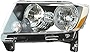 AM Autoparts Headlight Headlamp Halogen Driver Side Left LH for Jeep Compass