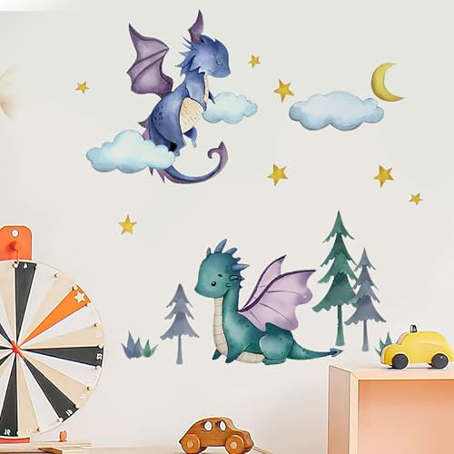 Vinilos Decorativos Dragones para Niños 2 Piezas miniatura 5