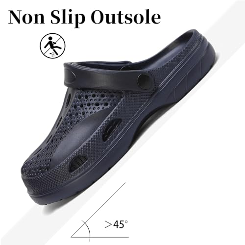 Image of SOSOWHLTE Men's Women's Arch Support Clogs,Unisex Garden Shoes Comfortable Slip-on Outdoor Sandals Slippers for Beach Casual