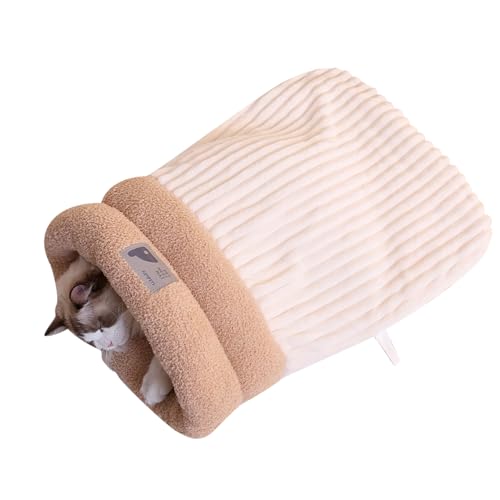 Saco de dormir para gatos mullido ideal para el sofá el coche y viajes 8