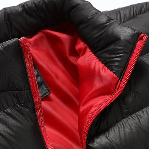 Ymosrh Men's Winter Jackets Packable Lightweight Water Resistant Puffer Down Alternative Jacket Mens, M-2XL4