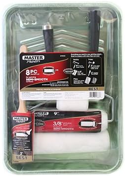 Master Painter/Shur-Line 8 Piece Semi Smooth Metal Paint Tray & Roller Set - Quantity of (6)