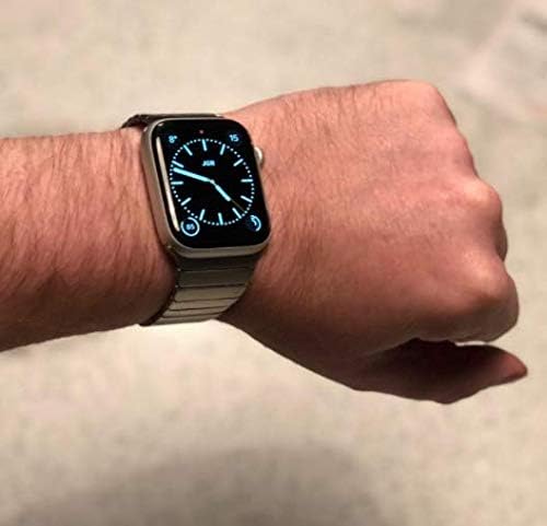 [RECOMMENDED by NYT Wirecutter] Stainless Steel Band Compatible for Apple Watch Band Ultra 3/2/1 49mm Series 11/10 46mm/42mm Series 9/8/7 45mm/41mm Series SE/6/5/4 44mm/40mm Series 3/2/1 42mm/38mm - Image 5
