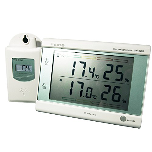 新品・未使用☆SATO☆最高最低無線湿温度計☆Sk－３００R Amazon | 佐藤計量器製作所(Sato Keiryoki Mfg.) 最高最低無線温湿度計