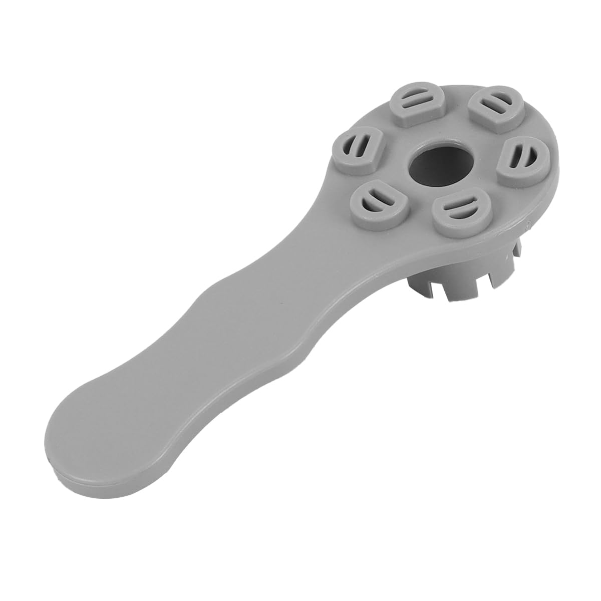 Ubric 8 Zähne Luftventilschlüssel, Heavy Duty PVC Luftventilschlüssel für TPU Mesh Boot Gummi Boot Kajaks (grau)