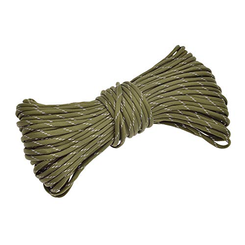 gazechimp Corda de Escalada Externa Reflexiva, Equipamento de Montanha Resistente de 4 Mm E - Exérci