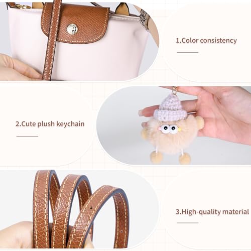 Image of Purse Straps Kit Compatible with Le Pliage XS, Crossbody Strap Replacement Adjustable for Longchamp Christmas