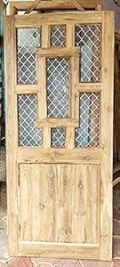 Shri Krishna Door Wooden Door Hanging Latest Fancy for Home Decor-Main Door-Mandir-Wedding-Housewarming-Wedding-Inauguration (36x80)
