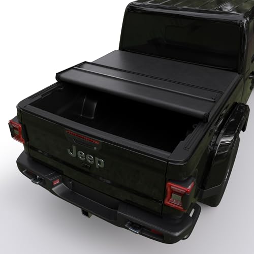 Image of Truck Bed Tonneau Cover Compatible with 2020-2026 Jeep Gladiator