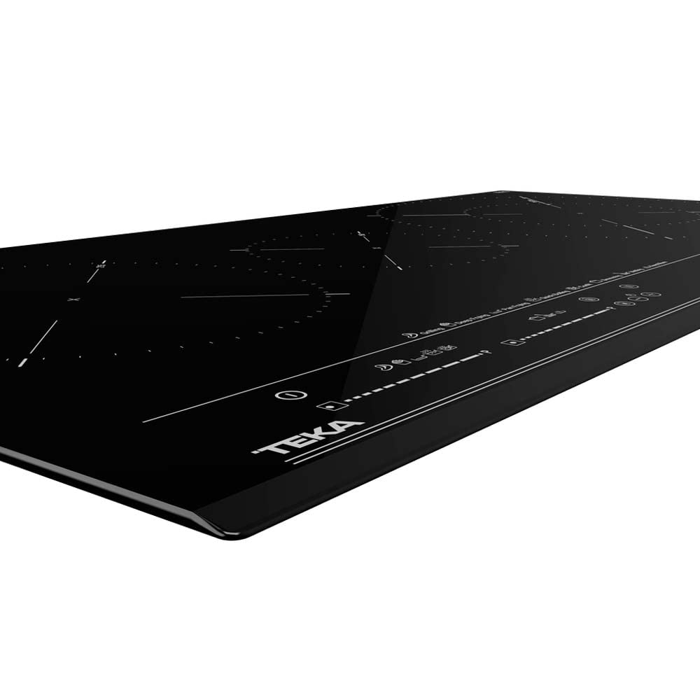 TEKA Placa Inducción 80 cm, 3 Zonas, Touch Control MultiSlider, Power Plus, Stop & Go, Modo Silencio, Seguridad, IZC 83620 MST