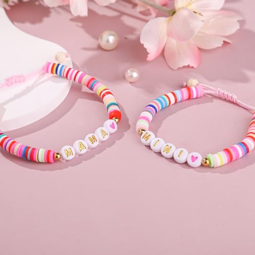 First Day of School Gift Kindergarten Prek Bracelet Mommy and Me Bracelets Back to School Gifts Adjustable Cross Bracelets for Kids Girls Boys Jewelry Gift3