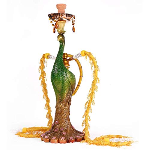 XZYP Arabian Hookah with Led Lamp, Hookah, 4 Hose Hookah Combination Kit Hookah