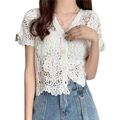 Women’s Lace Shrug Crop Cardigan Cover