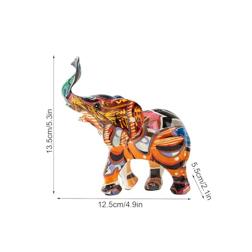 Statue éléphant résine artisanale : cadeau idéal et original