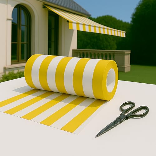 Byour3 - Tissu AU MÈTRE pour Auvents Extérieurs Protection UV Ombre Balcon Véranda Bâches Gazebo Auvent Latéral Pergola Camping-Car Coussins Bateau...