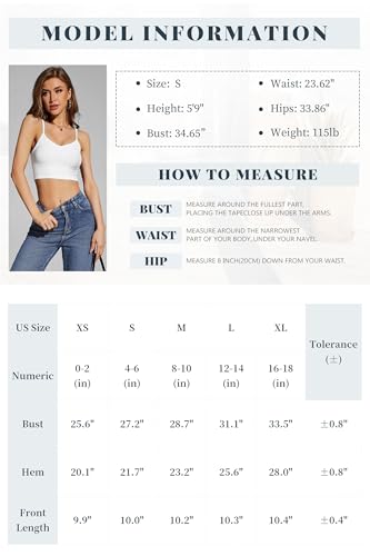 Image of Multi Pack Women's Cropped Tank Tops, Spaghetti Strap Camisoles