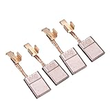 Motor-Kohlebürsten， 4er-Pack Makita Kohlebürsten for Akku-Bohrschrauber, Größe 3x10x13,4 mm