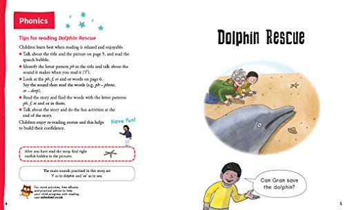 Read With Oxford: Stage 3:Biff Chip and Kipper Bind Up:Dolphin Rescue| Fiction Books|Age 6-8years