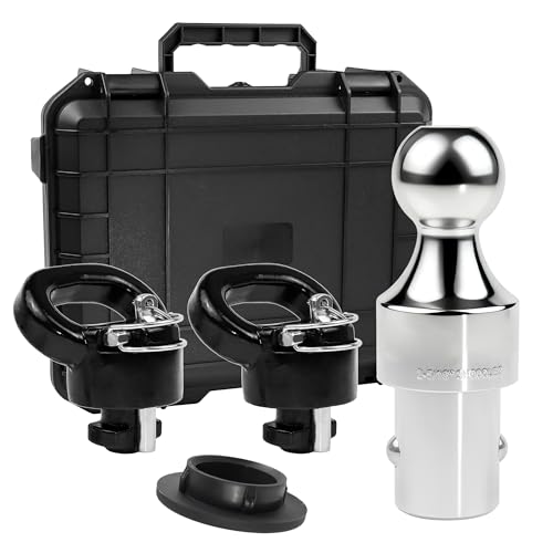 YzusGomumu 60638 Gooseneck Hitch Ball Puck System Gooseneck Hitch Kit with Box 38 000 lbs 2-5/16-In Ball Compatible with 2013-2023 Ram 2500 3500