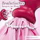 Klitoris Stimulator Sauger Zunge Vibration mit 3Saug-&10Zungenleck-&Vibrationsmodi Druckwellenvibrator Zungenvibrator Sex Spielzeug Toys Nippelsauger Auflegevibrator für Sie Frauen die Frau Vibrator