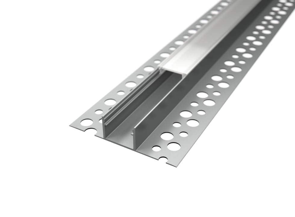styriaLUX 3x 200cm (6m) LED Alu Unterputz Trockenbau Profil Z5713 inkl. Abdeckung Opal matt 2000mm LED Schiene