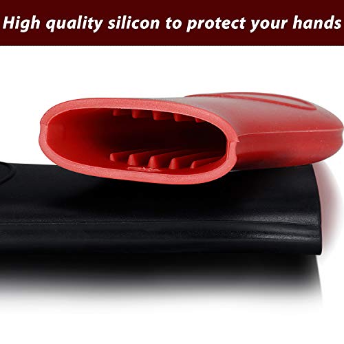 Boao 8 Pcs Silicone Hot Handle Holders And Pot Holders Cover Removable Rubber Hot Resistant Pot Holder Sleeves Lid Covers For Cast Iron Skillets Metal Frying Pans Aluminum Cookware Handles #TOP2