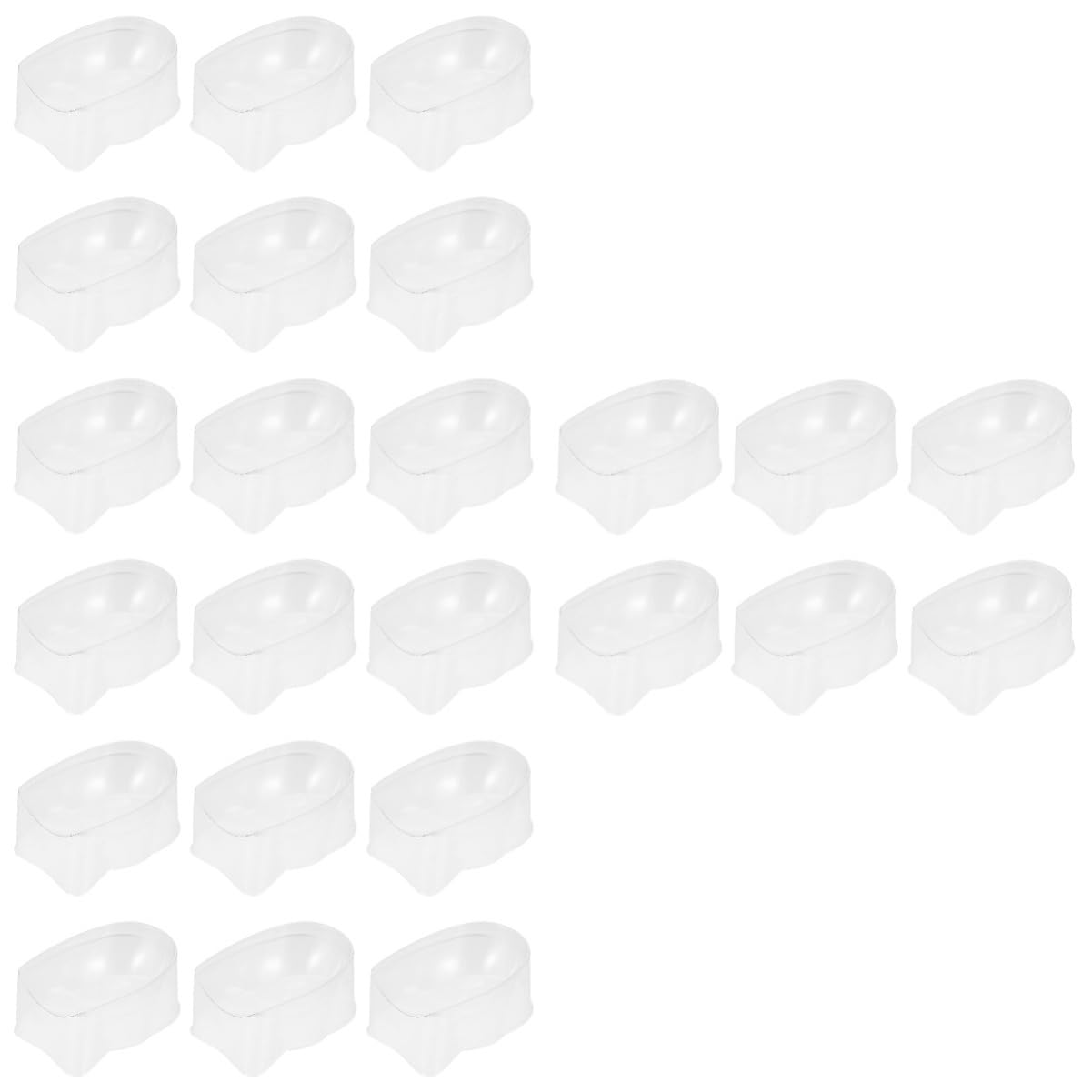 MAGICLULU 24pcs Dip Powder Recycling Tray Manicure Powder Container for Dipping Nails Easy Pour Design Saves Product for Nail Art Easy to Clean and Reuse