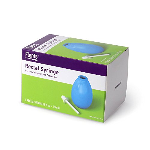 Flents Rectal Syringe, Reusable & Easy to Clean, Blue