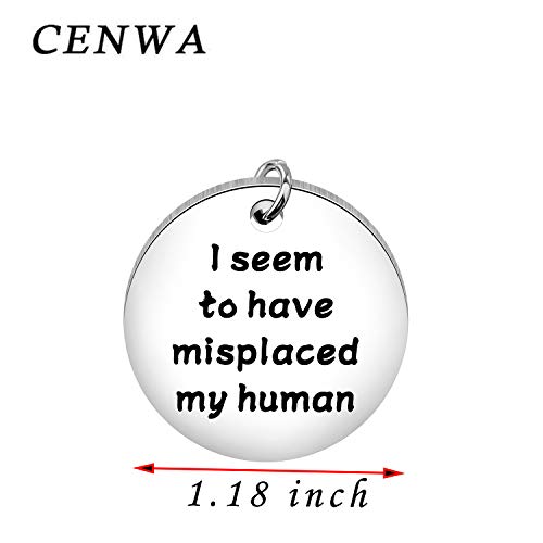 Cenwa Cute Dog Cat Id Card Pet I Seem to Have Misplaced My Human Lost Find Sign Pet Tag dog Cat Id  Cucciolini Doodles Cenwa cute dog cat id card pet i seem to have misplaced my human lost find sign pet tag dog cat id   cucciolini doodles