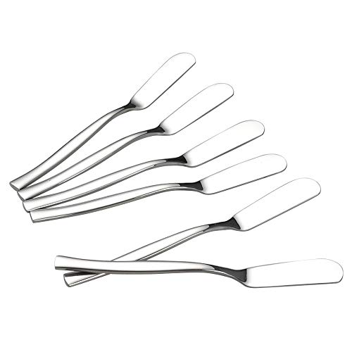 Qskely 8-Pack Stainless Steel Butter Spreader, Butter Knives - Image 7