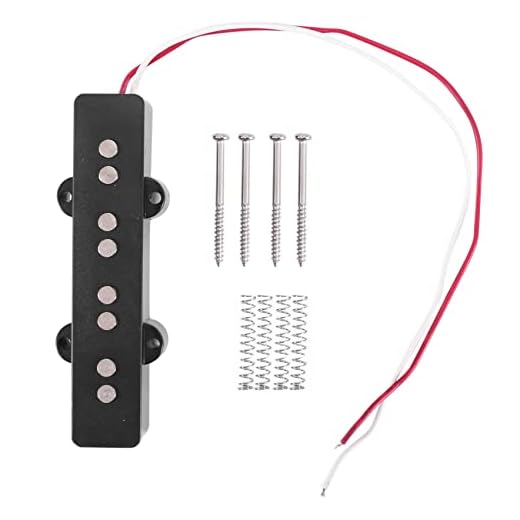 SuanQ Puente silencioso tipo bajo eléctrico profesional para bajo de 4 cuerdas, estilo jazz, negro, 95 x 18,3 mm