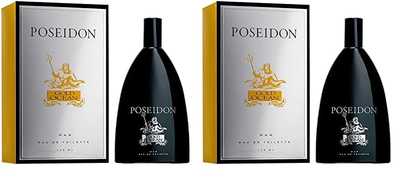 Poseidon Gold Ocean - Perfume para Hombre - 150 ML (Paquete de 2)
