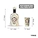 Handmade Tequila Decanter Set, Authentic Tequila Gifts for Men, Set includes Talavera Ceramic Bottle & 4 Shot Glasses. Made in Mexico.
